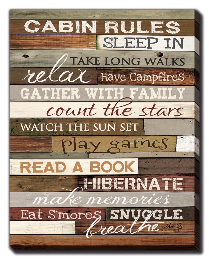 Cabin Rules