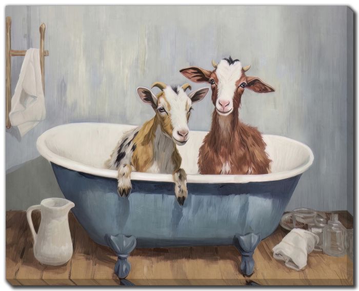 Bathtub Goats I