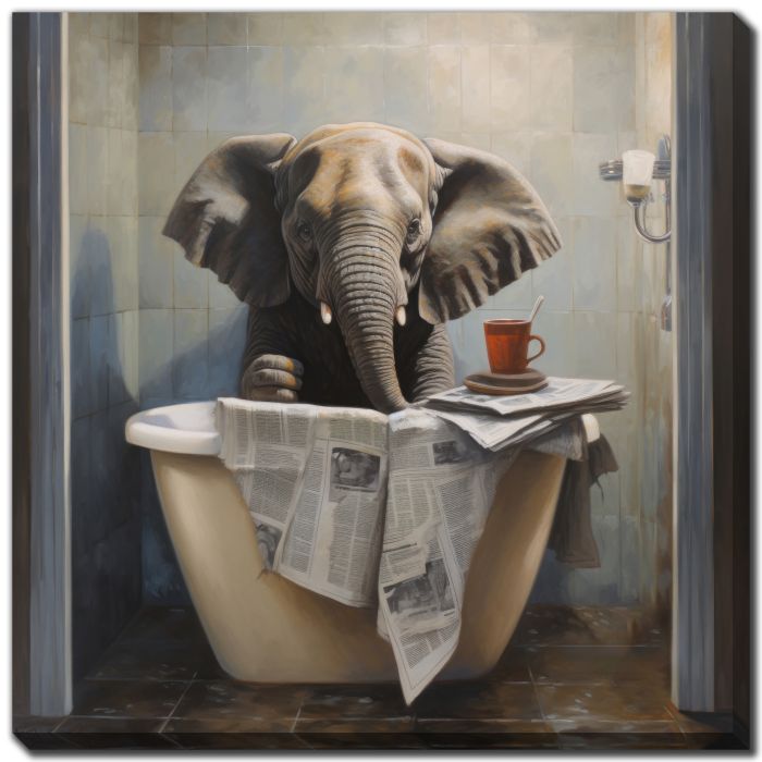 Bathroom Jungle Joy Elephant