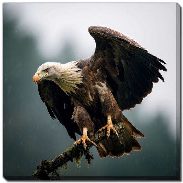 Wildlife Wonder Perched Eagle
