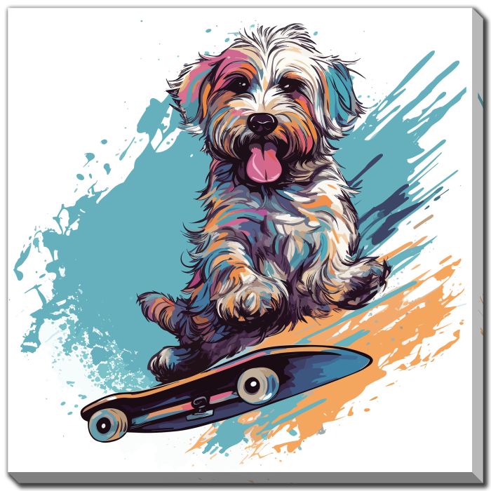 Skater Pup in Action