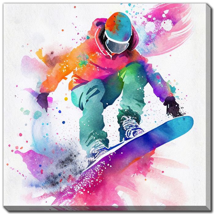 Snowboarding in Action