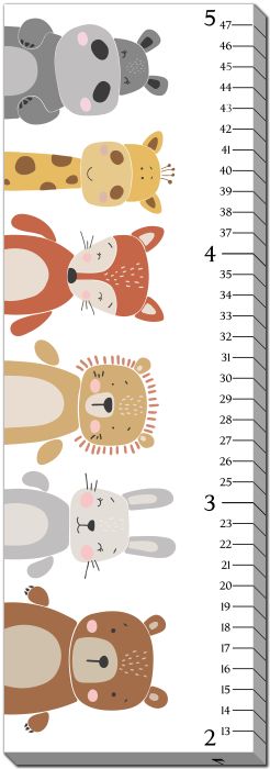 Animals In A Row Growth Chart
