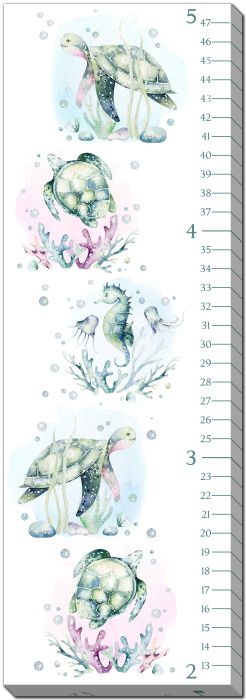 Turtles And Sea Horses Growth Chart