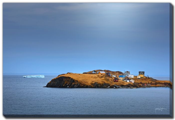 Iceberg Ocean HIlltop Town