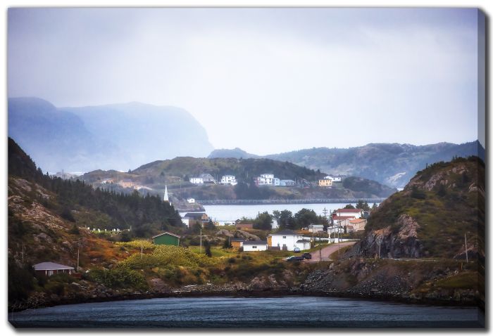 Fog Mountains Hills Harbour