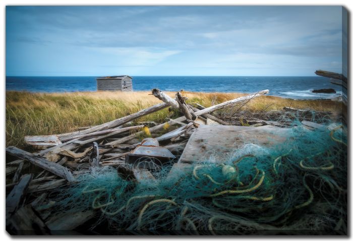 Windy Sea Old Shed Nets