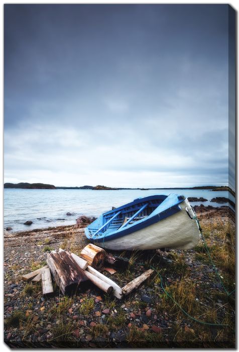 Beach Lumber Posts Boat