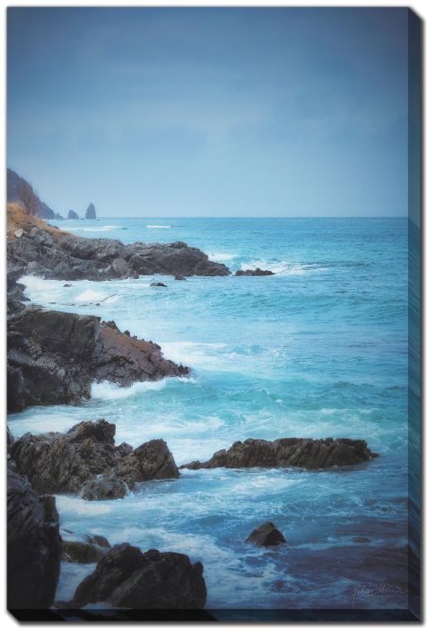 Sharpe Jagged Coastal Rocks Harbour