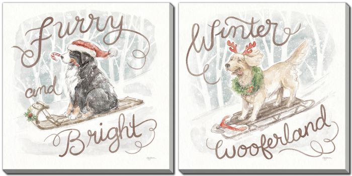 Winter Wooferland Set Of 2