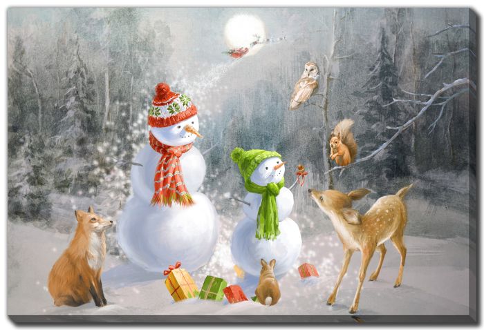 Woodland Snowmen