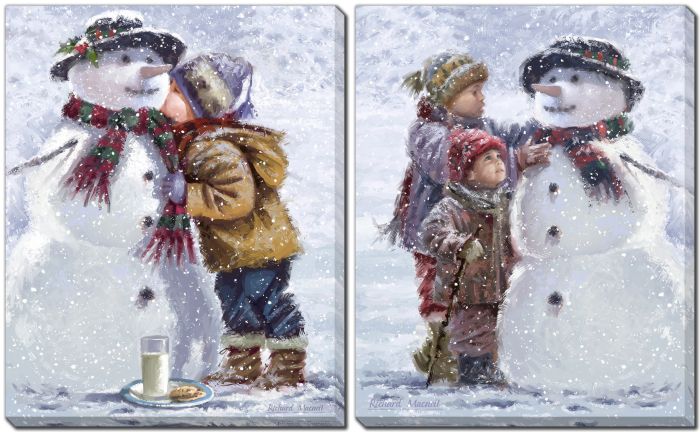 Snowman Set Of 2