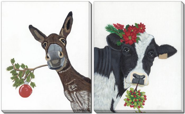 Christmas Animals Set Of 2