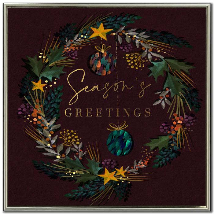 Seasons Greeting Wreath