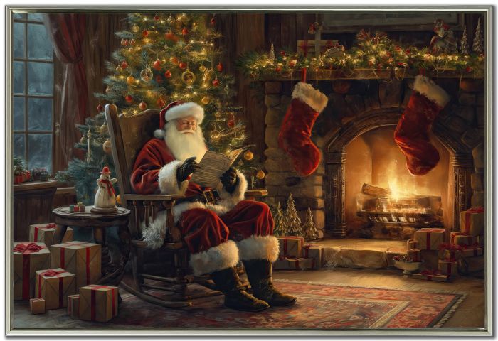 Santa Reading