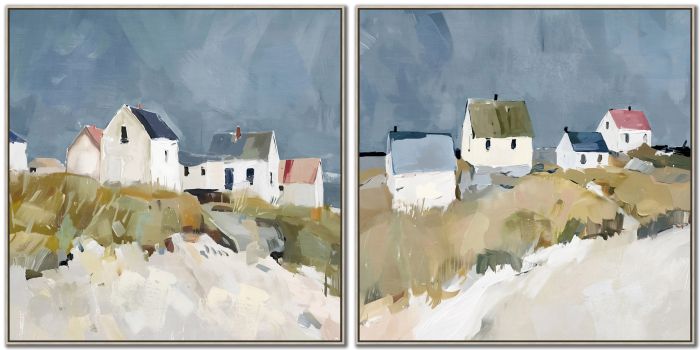 Seaside Cottages Set of 2