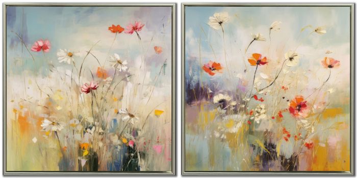 Blooms In The Meadow Set of 2