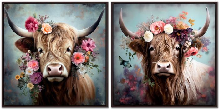 Majestic Moo Set of 2